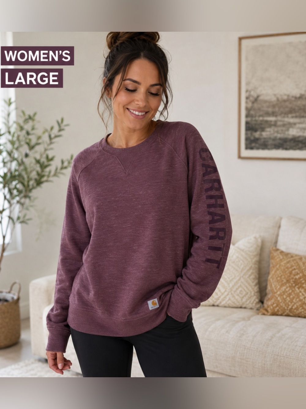 Carhartt Women's Plum Crewneck Sweatshirt